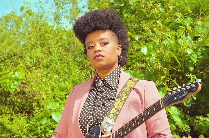 Musician Amythyst Kiah, a Chattanooga native, now lives in Johnson City, Tenn. The 34-year-old singer and songwriter fuses folk, blues, rock and once-hidden emotion on her new album, "Wary + Strange." / Photo by Liam Woods/The New York Times