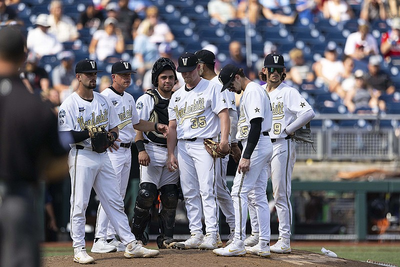 Jack Leiter strikes out 15 in Vanderbilt's CWS loss to NC State 