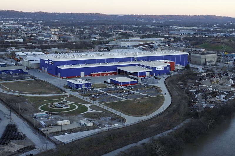 Staff file photo / The former Alstom manufacturing site on Riverfront Parkway in Chattanooga is shown in this file photo.