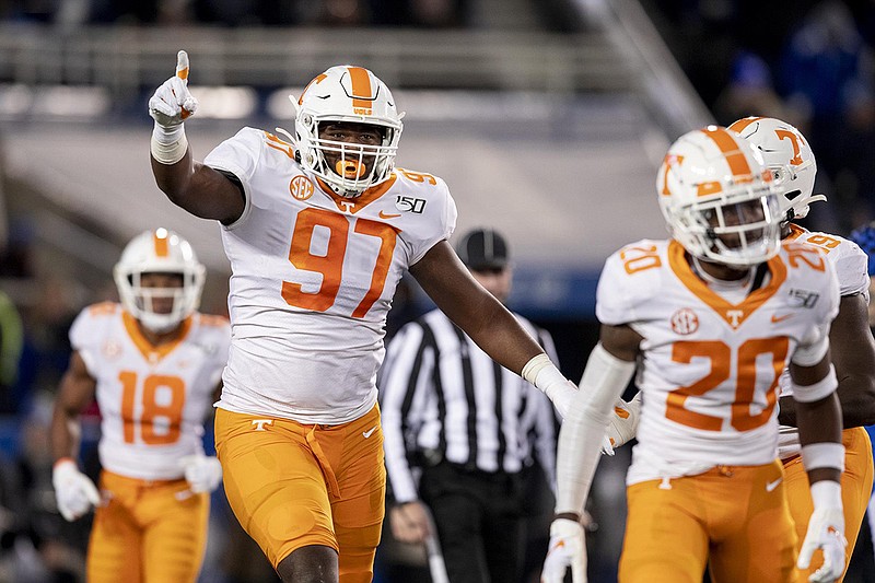 Tennessee Athletics photo / Fifth-year senior defensive lineman Darel Middleton (97), who made 12 starts the past two seasons for the Vols, has entered the NCAA transfer portal.