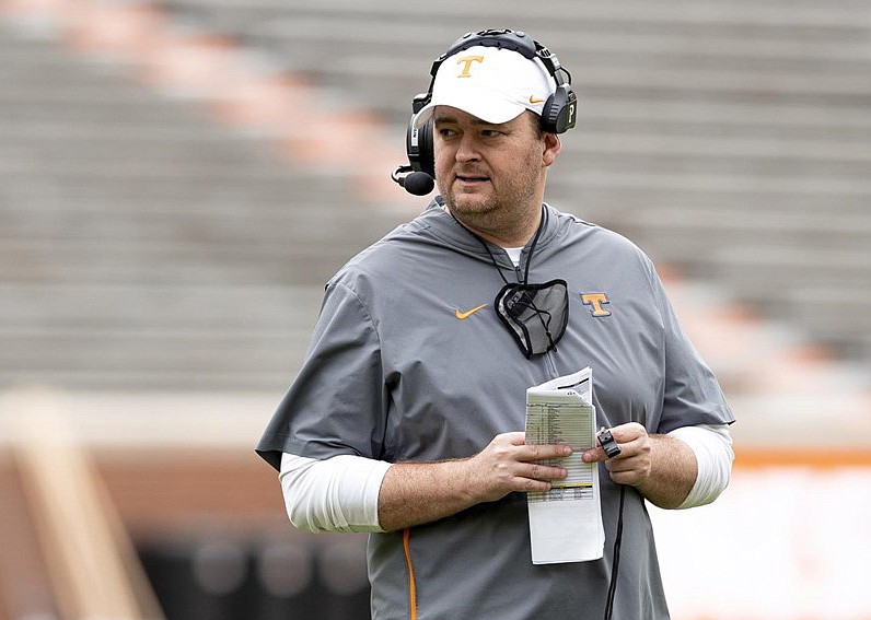 Tennessee Athletics photo / Tennessee first-year football coach Josh Heupel has a collection of 2022 commitments that ranks 41st nationally, according to the 247Sports.com team rankings.