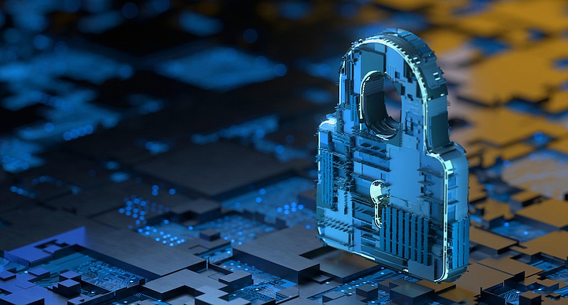 Cybersecurity digital technology security, fingerprint, computer, technology, cyber security, lock, safe. / Photo credit: Getty Images/iStock/Just_Super
