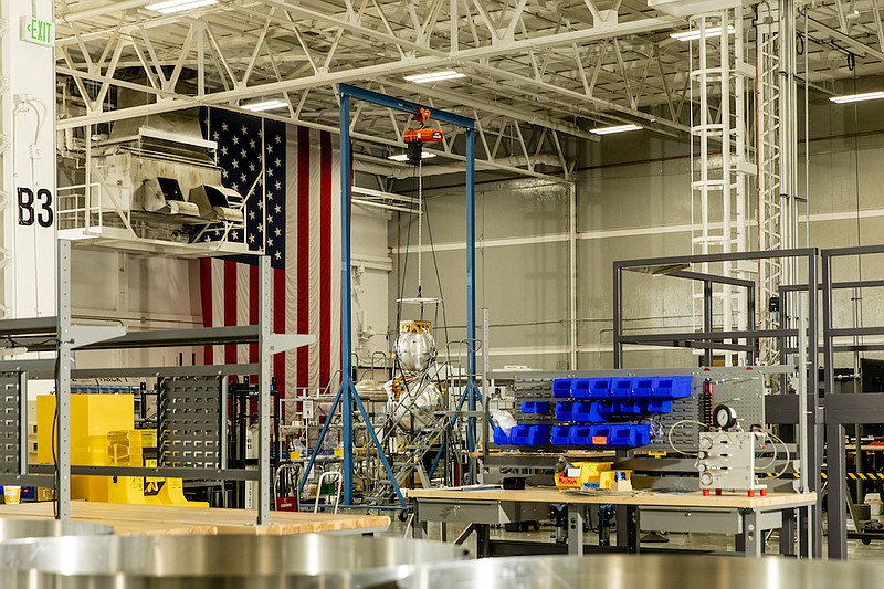 The Astra factory in Alameda, Calif., June 25, 2021. (Cayce Clifford/The New York Times)