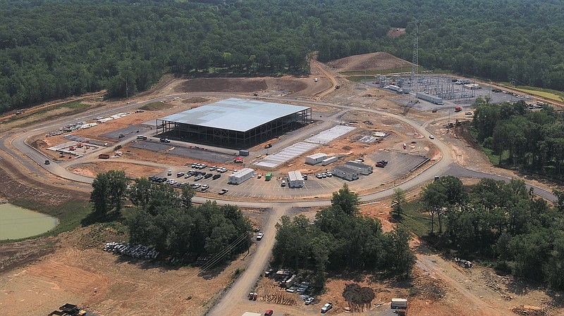 TVA Photo / Work is underway on Tennessee Valley Authority's Operation Center on Highway 58 in Meigs County. TVA held a tour for area media on Tuesday, July 20, 2021.