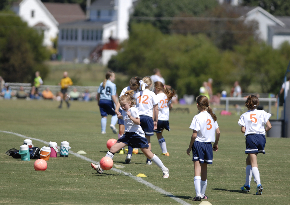 Staff file photo / Youth soccer teams practice at Camp Jordan in East Ridge.