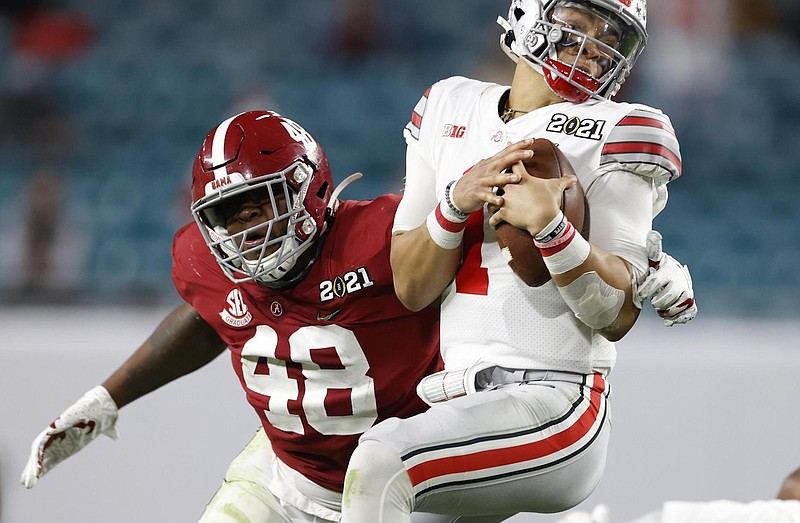 Crimson Tide photos / Alabama fifth-year senior defensive end Phidarian Mathis is ready for a strong finish to his Crimson Tide career after amassing 31 tackles and five tackles for loss for last season's national champions.