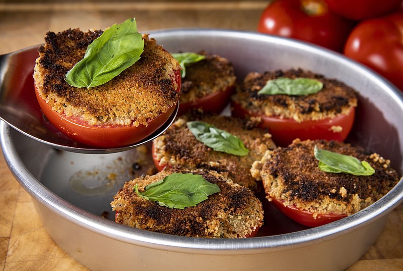 Sizzling Broiled Tomatoes With Herbs. / Photo by Colter Peterson/St. Louis Post-Dispatch/TNS