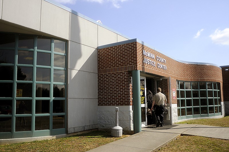 Staff Photo by Angela Lewis/Chattanooga Times Free Press / McMinn County Justice Center in Athens, Tenn.