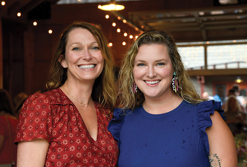 Photo by Mark Gilliland / Dr. Alison Bailey and Terran Anderson