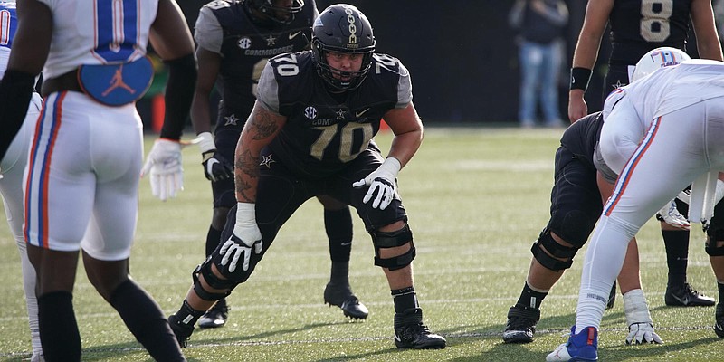 Vanderbilt Athletics photo / Vanderbilt sophomore offensive lineman Bradley Ashmore believes last season's tough times helped build a stronger team this season.