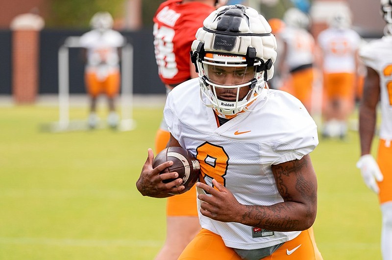 Tennessee Athletics photo / Tennessee running back Tiyon Evans, pictured, is eager to compete for playing time with sophomore Jabari Small and redshirt freshman Dee Beckwith.