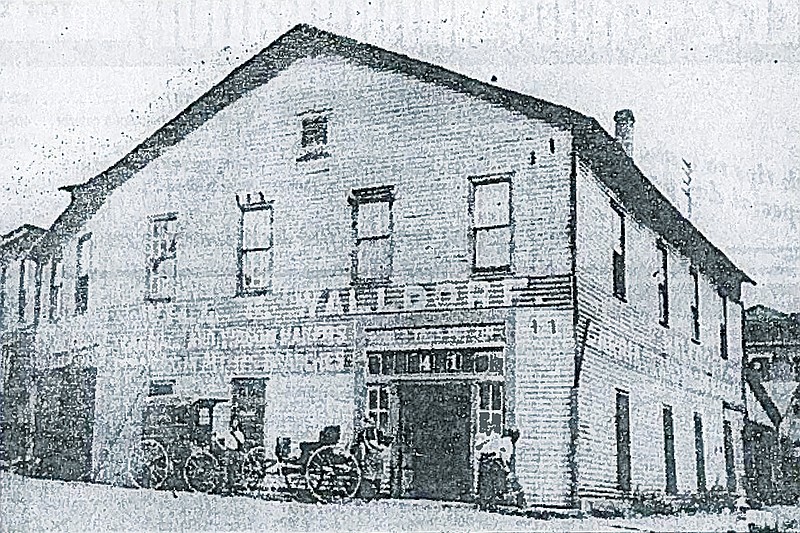 Contributed photo / William Walldorf made wagons and carriages from an old fire hall on the side of Cameron Hill.