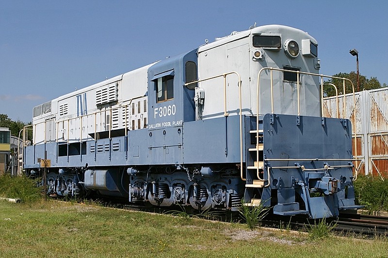 Contributed photo / The "Baby" Trainmaster was a 1600 horsepower rail engine used for more than three decades at TVA's Gallatin Fossil Plant. When initially built, it was the most powerful single-unit locomotive ever built.