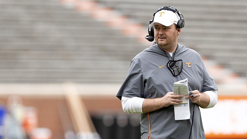 Tennessee Athletics photo / Tennessee first-year coach Josh Heupel did not name a starting quarterback during Monday's news conference.