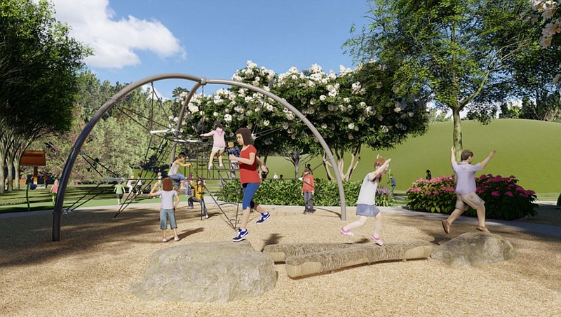 Contributed Photo / A park with some of the amenties of a typical playground will be a new concept for the Oak Grove neighborhood.