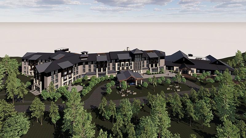 Contributed photo by McLemore / On the eastern edge of Lookout Mountain Walker County, a 245-room Curio Collection Hotel by Hilton will be built over the next two years.