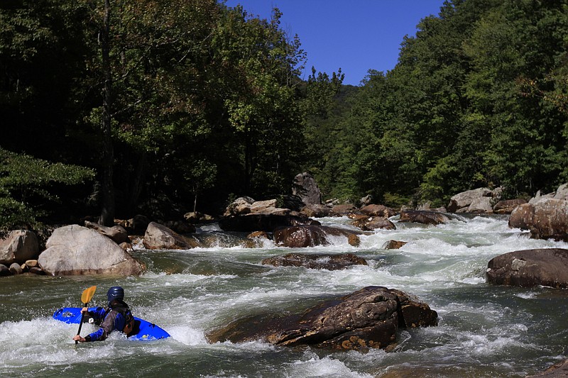 Staff file photo / A popular destination for hikers and kayakers alike, North Chickamauga Creek Gorge was designated a state natural area in 1999.