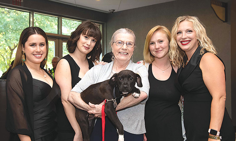 Photo by Mark Gilliland / Maria Dussan, Christin Ackaouy, Karen Paul, "Fabio", Shannon Wallmarker and Carrie Turcotte