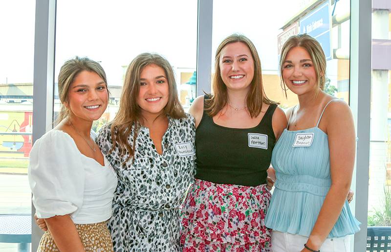 Photo by Angela Dillard / Caroline Varner, Lucy Townsend, Julia Hartman and Skylar Brown
