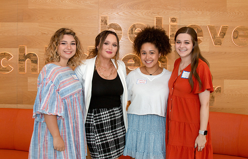 Photo by Angela Dillard / Caitlin Holiman, Madison Taylor, Sarah Jane Overley and Mattie Tapp