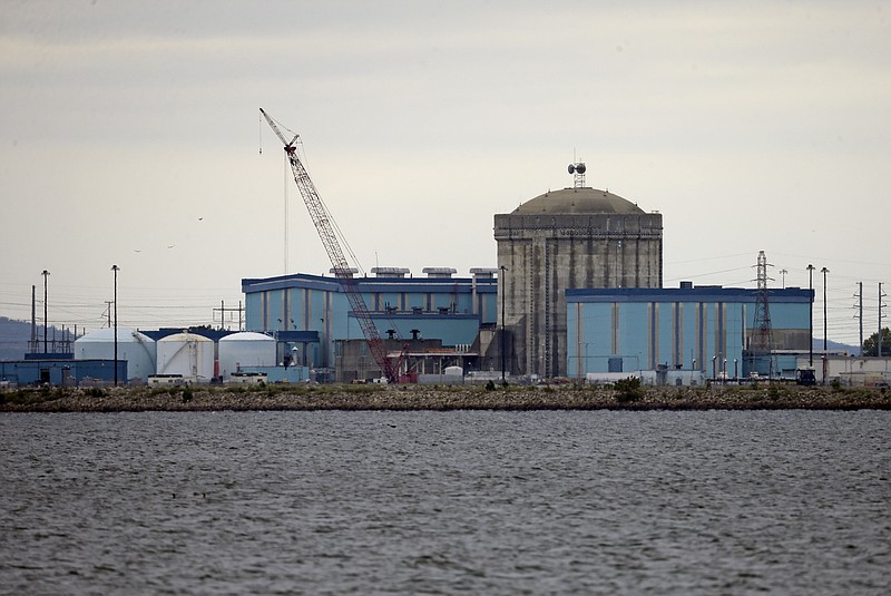 FILE - This Sept. 21, 2016 file photo shows Unit one of the V.C. Summer Nuclear Station near Jenkinsville, S.C.  Federal authorities say a fourth executive has been charged for his role in a failed multibillion-dollar project to build two nuclear reactors at the V.C. Summer site in South Carolina. Former Westinghouse executive Jeffrey A. Benjamin faces multiple felony counts of fraud, according to an indictment filed Wednesday, Aug. 18, 2021. (AP Photo/Chuck Burton, File)