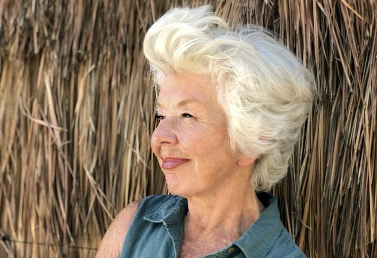 This photo shows Joan MacDonald, 75, in Tulum, Mexico, on Sept. 1, 2020. MacDonald is among a growing number of "grandfluencers," folks 70 and up who are making names for themselves on social media. (Michelle MacDonald via AP)


