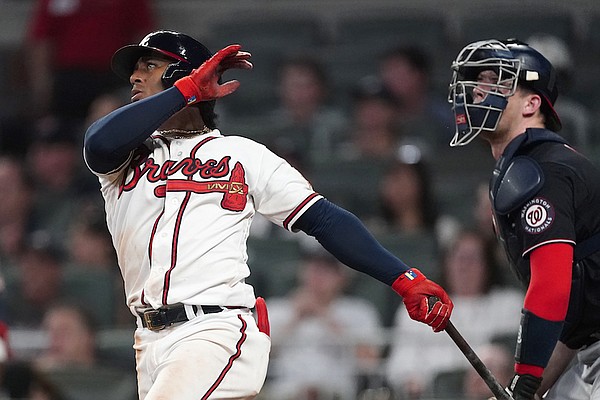 Duvall, Albies power Braves to 8-4 triumph over Nationals