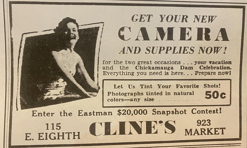 Contributed photo / This newspaper advertisement promoted a community celebration to mark completion of the Chickamauga Dam.