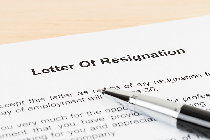 Resignation letter. / Photo credit: Getty Images/iStock/Casper1774Studio