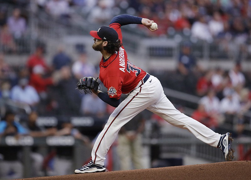 Braves use big inning, Ian Anderson's pitching to beat Marlins