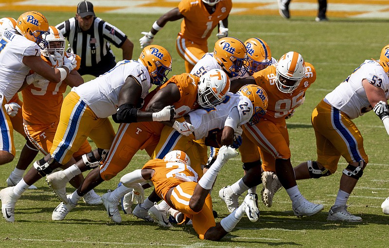 Tennessee Athletics photo by Andrew Ferguson / Tennessee football coach Josh Heupel is wanting this past Saturday's 41-34 loss to Pittsburgh inside Neyland Stadium to serve as a stepping stone for his rebuilding program.