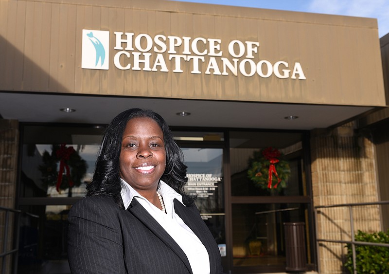Staff Photo by Angela Lewis Foster / Since 2016, Tracy Wood has served as the chief executive of Hospice of Chattanooga and Alleo Health, which has been acquired by Care Hospice, a for-profit private company with over 80 locations in 15 states.
