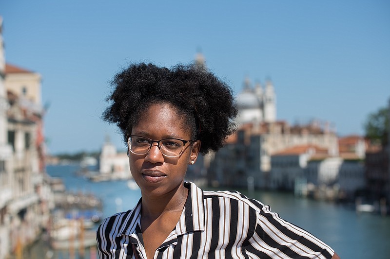 Contributed photo by Cristian Masetto / Kreneshia Whiteside-McGee stands on the Academia Bridge in Venice, Italy, in July 2021.