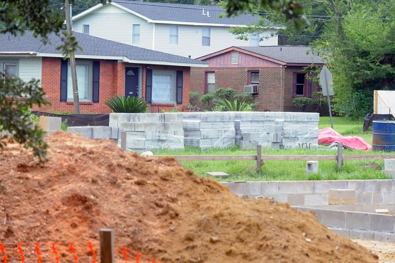 This photo shows the future Africatown Heritage House Monday, Sept. 13, 2021, in the Africatown community in Mobile, Ala. (John Sharp/Press-Register via AP)


