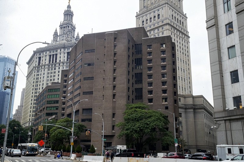 FILE - This Aug. 13, 2019, file photo, shows the Metropolitan Correctional Center in New York. (AP Photo/Mary Altaffer, File)


