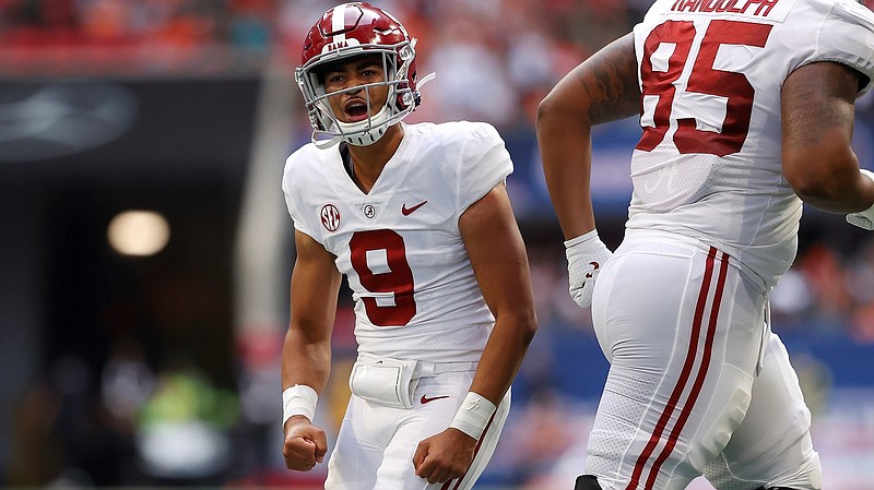 Crimson Tide photos / In just the fifth start of his Alabama career, sophomore quarterback Bryce Young finds himself in a potential Heisman Trophy showdown this Saturday when the top-ranked Crimson Tide host Ole Miss quarterback Matt Corral and the No. 12 Rebels.