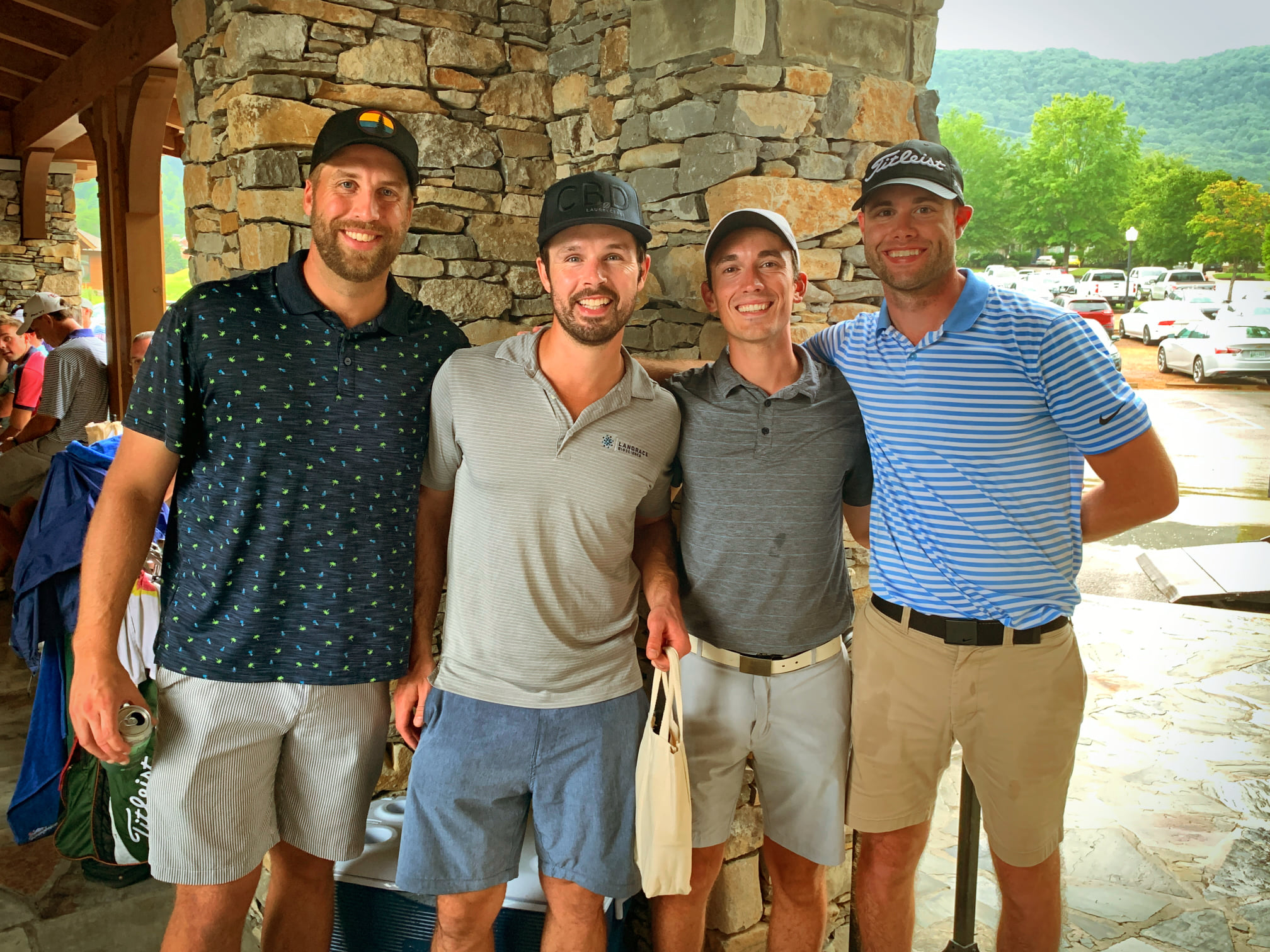 Photo by Brian Whitacre with Hawks' Nest Photography / Jim Hughes, James Dawson, Mack Smart and Sean Smith