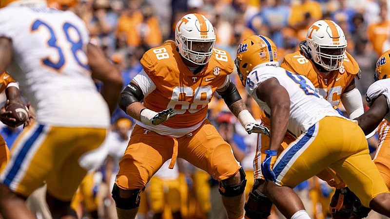 Tennessee Athletics photo / Tennessee senior right tackle Cade Mays has yet to allow a sack in 304 snaps this season entering Saturday's game against visiting South Carolina.