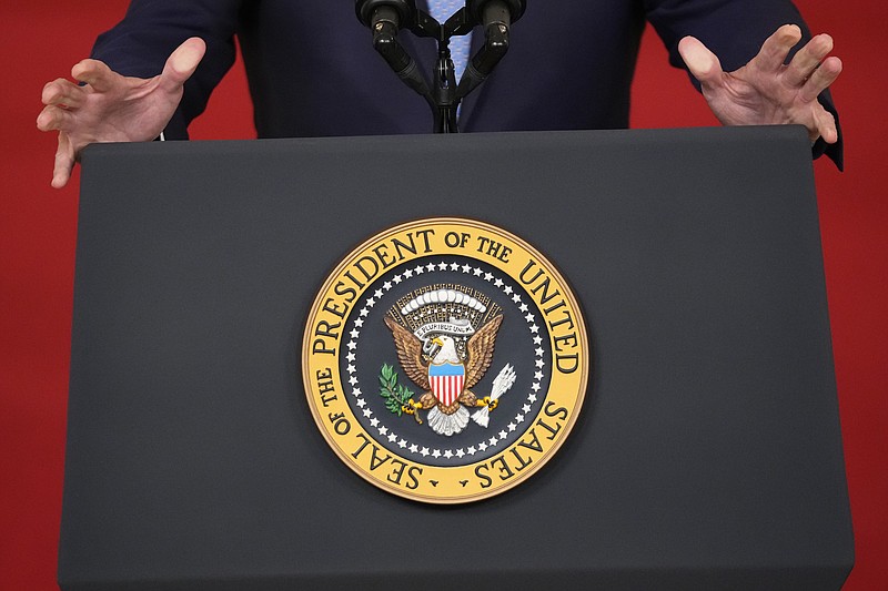 Photo by Doug Mills of The New York Times / President Joe Biden delivers remarks from the White House in Washington, on Aug. 31, 2021.