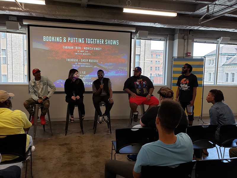 Contributed photo by Sammy Lowdermilk / The first Chattanooga Hip-Hop Summit was held in 2019 in the Edney Innovation Center. It will be held throughout the week this year at various locations and will conclude Saturday at Miller Park with an all-day event.
