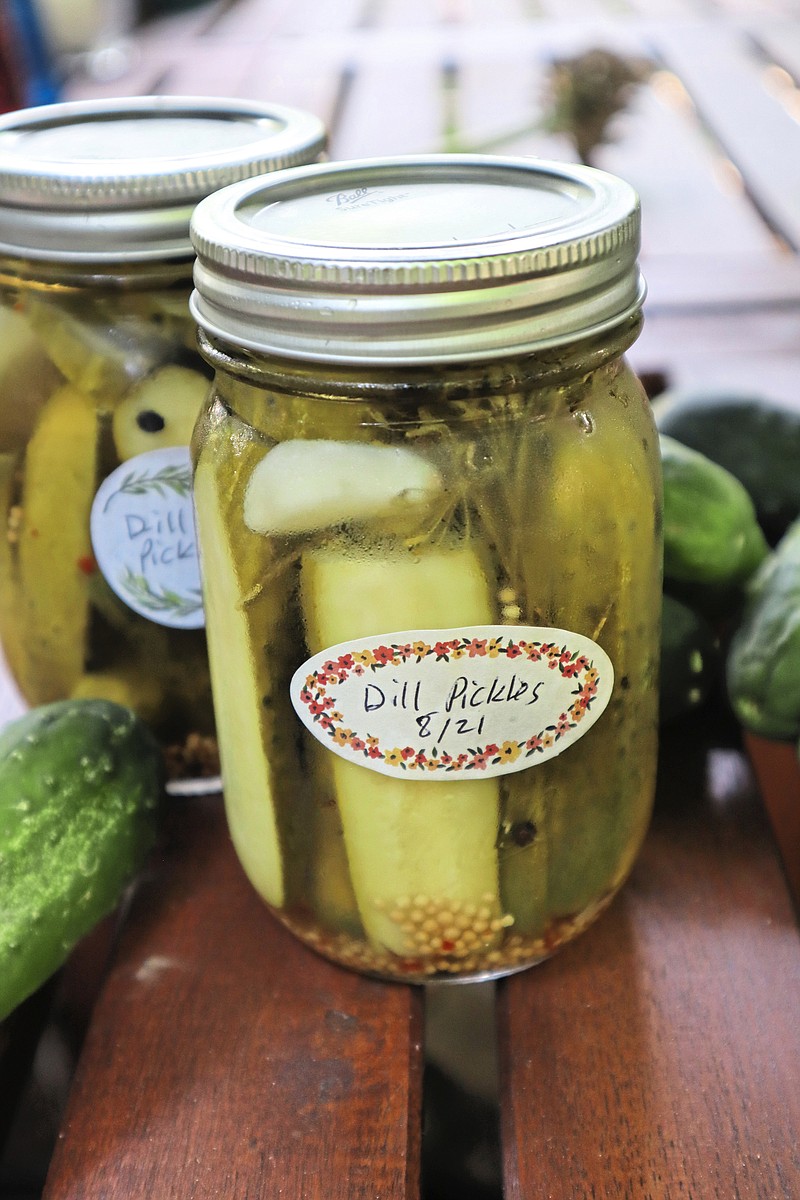 Easy refrigerator dill pickles start with fresh pickling cucumbers, which are widely available at farmers markets in late summer. / Photo by Gretchen McKay/Pittsburgh Post-Gazette/TNS