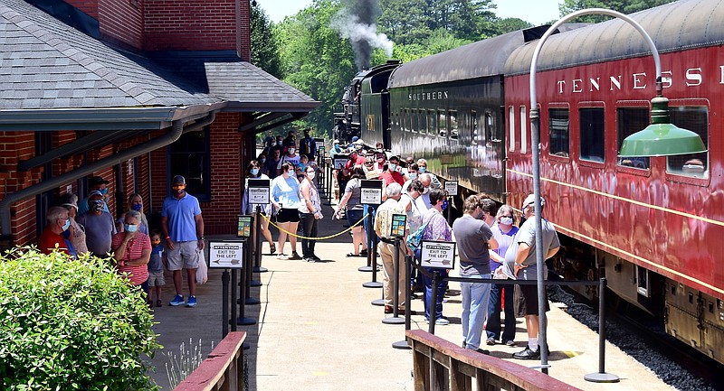 Staff File Photo by Robin Rudd / The Tennessee Valley Railroad Museum has extra activities planned this weekend and next as it kicks off a yearlong celebration of its 60th anniversary.
