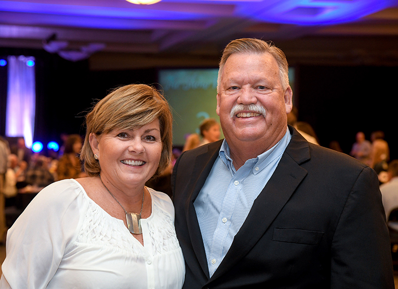 Photo by Mark Gilliland / Nina & Mayor Jim Coppinger