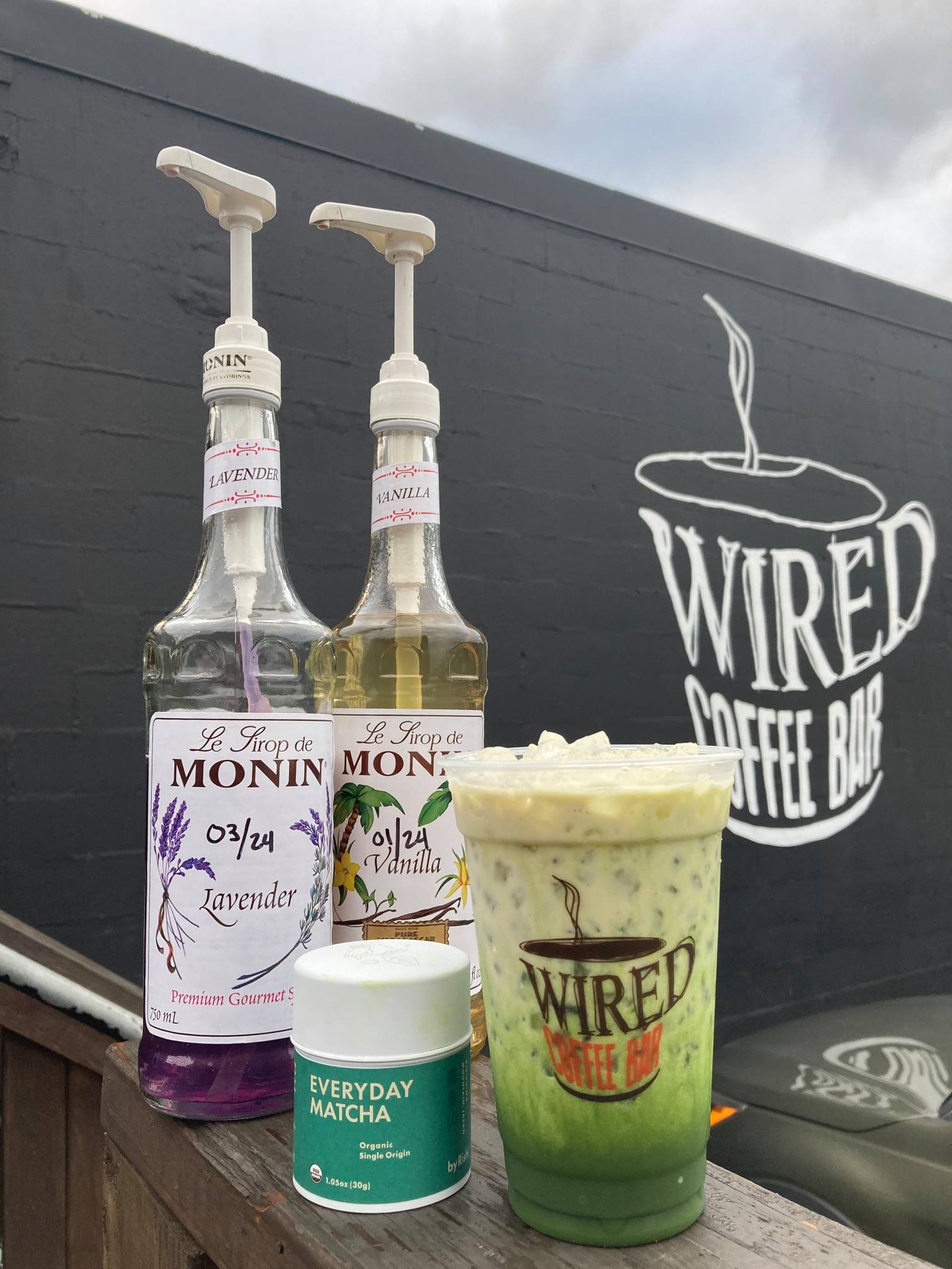 Photo contributed by Lisa Goolsby / Matcha, a drink derived from green tea leaves, has become increasingly popular for those who prefer tea over coffee. Goolsby has noticed that her customers like to try adding different flavors to their drinks, like lavender or strawberry.