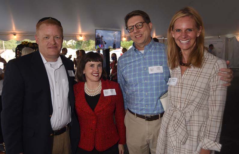Staff Photo by Matt Hamilton /Jim & Jennifer Exum and Austin & Stephanie Pedigo