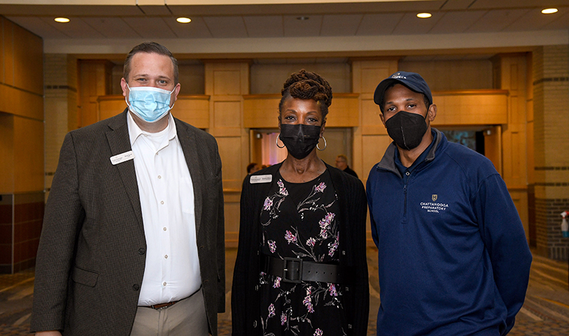 Photo by Mark Gilliland / Brad Scott, Elizabeth Williams and Montrell Besley