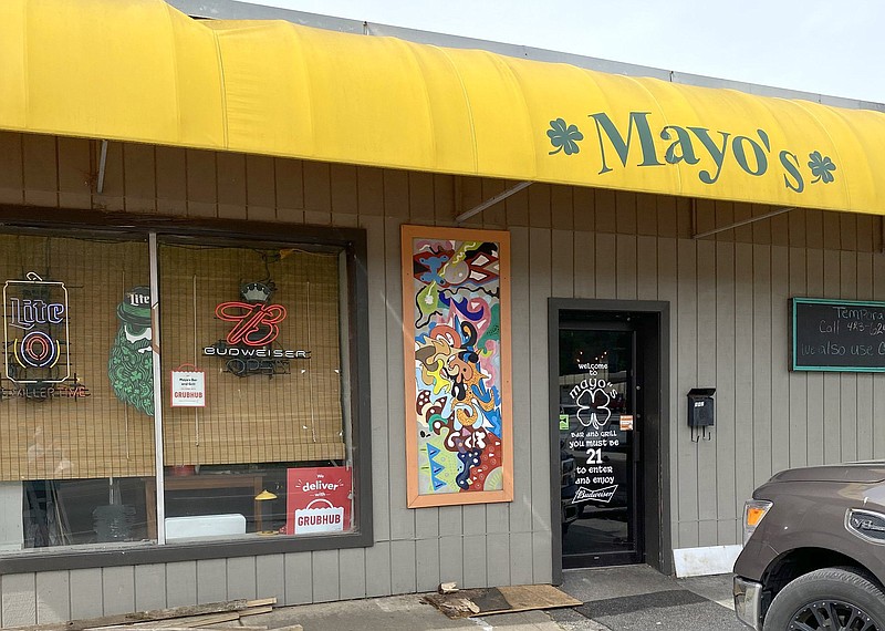 THUMBNAIL Staff Photo by Barry Courter / Mayo's, a dining establishment on Brainerd Road, is seen on April 22, 2020.