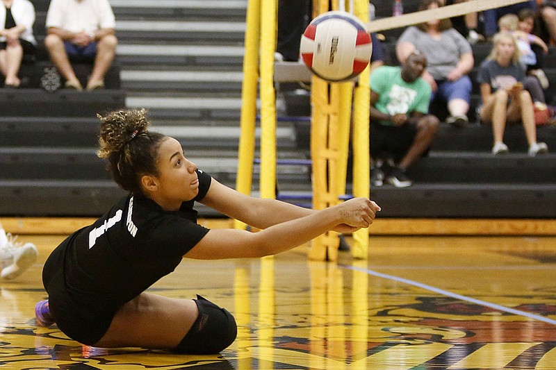 Staff file photo / East Hamilton senior McKenna Hayes has helped the Lady Hurricanes reach the TSSAA volleyball Class AA state title match.