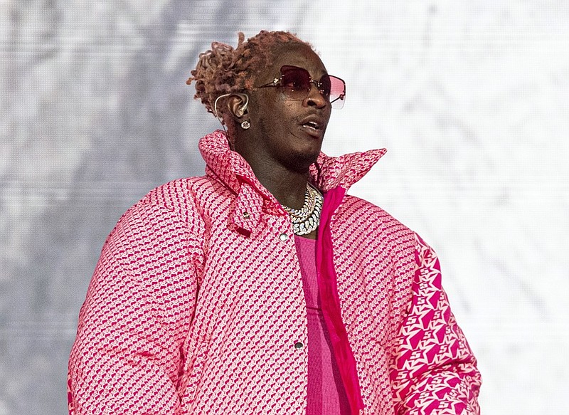 FILE - Young Thug performs at the Lollapalooza Music Festival in Chicago on Aug. 1, 2021. (Photo by Amy Harris/Invision/AP, File)


