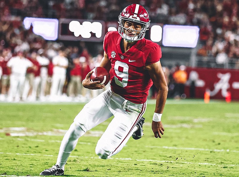 Crimson Tide photos / Alabama sophomore quarterback Bryce Young threw for 371 yards and two touchdowns while also rushing for two scores to lead the Crimson Tide to a 15th consecutive win over Tennessee.